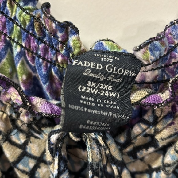 Women’s Faded Glory maxi Dress Size 3X - Picture 2 of 8